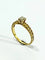 Bague 53 Bague solitaire en or jaune 18 carats avec diamant 0,30 ct 58 Facettes 3022/1