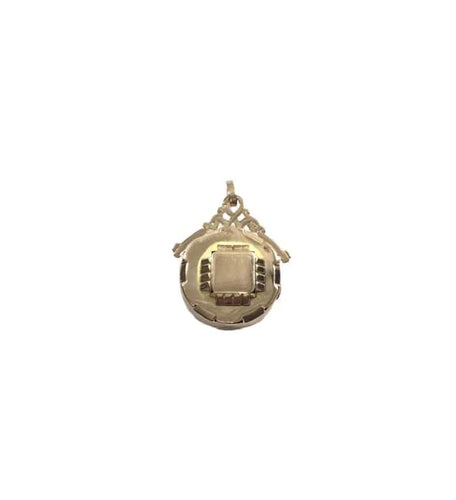 Pendentif Art déco - Médaillon photo en or rose 18 carats 58 Facettes