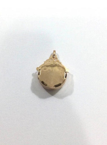 Pendentif Art déco - Médaillon photo en or rose 18 carats 58 Facettes