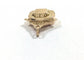 Pendentif Art déco - Médaillon photo en or rose 18 carats 58 Facettes