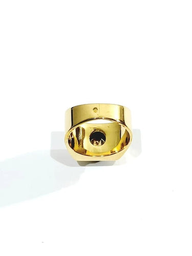 Bague 53.5 Bague Art déco en or 18 carats avec perle 58 Facettes
