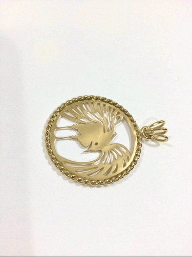 Pendentif Pendentif Phénix en or rose 18 carats 58 Facettes