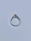 Bague 57 Bague en or blanc 18 carats avec citrine et diamants 58 Facettes