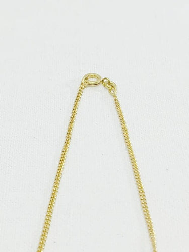 Collier Chaîne maille gourmette en or jaune 18 carats 58 Facettes 3053/1