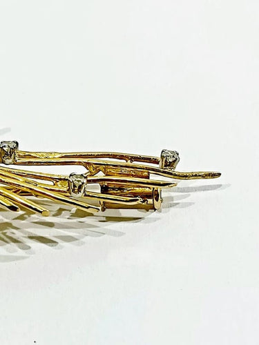 Broche Broche en or rose 18 carats et diamants 58 Facettes 2795/1