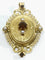 Pendentif Napoléon III - Pendentif-médaillon broche en or rose 18 carats 58 Facettes 3110/1