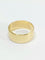 Bague 51 Alliance femme large en or jaune 18 carats 58 Facettes 2858/1
