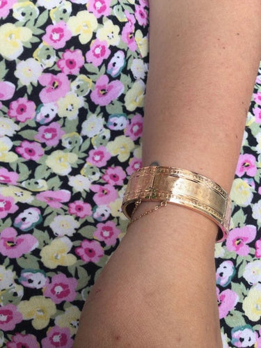 Bracelet Bracelet jonc Napoléon III en or rose 18 carats 58 Facettes 3077/1