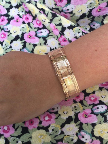 Bracelet Bracelet jonc Napoléon III en or rose 18 carats 58 Facettes 3077/1