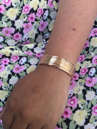 Bracelet Bracelet jonc Napoléon III en or rose 18 carats 58 Facettes 3077/1