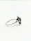 Bague 52 Bague en or blanc 18 carats avec diamants et saphirs 58 Facettes 1694/1