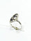 Bague 52 Bague en or blanc 18 carats avec diamants et saphirs 58 Facettes 1694/1