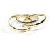 Bague 56 Bague trois ors en or 18 carats 58 Facettes