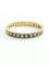Bague 66.5 Alliance - Bague en or champagne 18 carats et diamants 58 Facettes