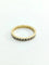 Bague 66.5 Alliance - Bague en or champagne 18 carats et diamants 58 Facettes