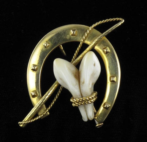 Broche Broche de chasse en or jaune 18 carats 58 Facettes 05-057-2519904