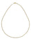 Collier Chaîne gourmette en or rose 18 carats 58 Facettes