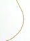 Collier Chaîne gourmette en or rose 18 carats 58 Facettes