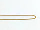 Collier Chaîne gourmette en or rose 18 carats 58 Facettes