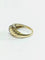 Bague 54 Bague en or jaune et blanc 18 carats à 7 diamants 58 Facettes