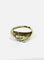 Bague 54 Bague en or jaune et blanc 18 carats à 7 diamants 58 Facettes
