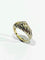 Bague 54 Bague en or jaune et blanc 18 carats à 7 diamants 58 Facettes