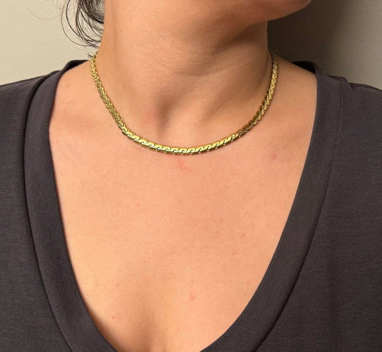 Collier Collier en or 18 carats 58 Facettes