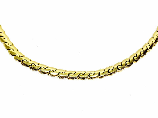 Collier Collier en or 18 carats 58 Facettes
