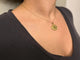 Pendentif Pendentif porte-photo rond en or jaune 18 carats 58 Facettes