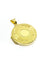 Pendentif Pendentif porte-photo rond en or jaune 18 carats 58 Facettes