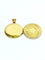Pendentif Pendentif porte-photo rond en or jaune 18 carats 58 Facettes