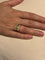 Bague 52.5 Bague nœud papillon en or rose 18 carats et diamant 58 Facettes