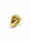 Bague 54 Bague tête de lion en or jaune 18 carats et diamant 58 Facettes
