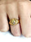 Bague 54 Bague tête de lion en or jaune 18 carats et diamant 58 Facettes