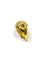 Bague 54 Bague tête de lion en or jaune 18 carats et diamant 58 Facettes