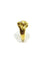 Bague 54 Bague tête de lion en or jaune 18 carats et diamant 58 Facettes