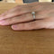 Bague 53 Bague solitaire en or blanc avec diamant 0,45 ct 58 Facettes