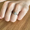 Bague 53 Bague solitaire en or blanc avec diamant 0,45 ct 58 Facettes