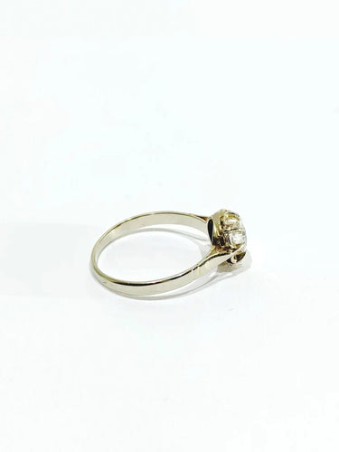 Bague 53 Bague solitaire en or blanc et diamant 0,45 ct 58 Facettes