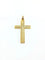 Pendentif Pendentif croix en or rose 18 carats 58 Facettes