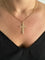 Pendentif Pendentif croix en or rose 18 carats 58 Facettes