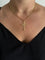 Pendentif Pendentif croix en or rose 18 carats 58 Facettes