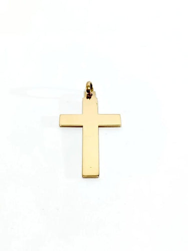Pendentif Pendentif croix en or rose 18 carats 58 Facettes