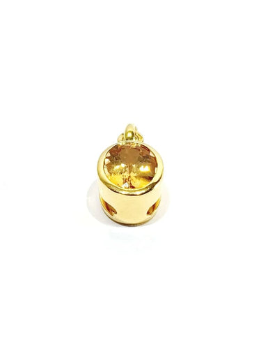 Pendentif Pendentif en or jaune 18 carats et topaze impériale 58 Facettes