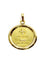 Pendentif Augis - Médaille d’amour en or jaune 18 carats 58 Facettes
