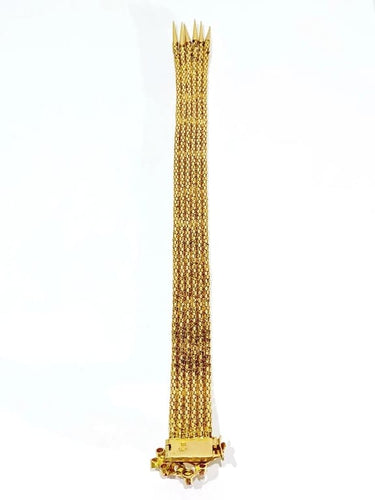 Bracelet Bracelet en or 18 carats et rubis 58 Facettes