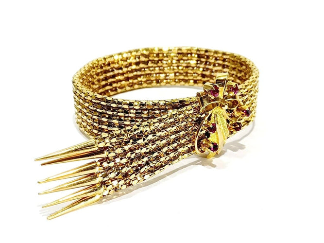 Bracelet Bracelet en or 18 carats et rubis 58 Facettes