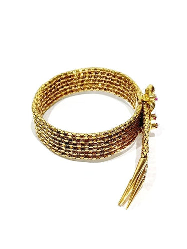 Bracelet Bracelet en or 18 carats et rubis 58 Facettes
