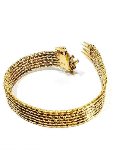 Bracelet Bracelet en or 18 carats et rubis 58 Facettes