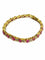 Bracelet Bracelet en or jaune, diamants et rubis 58 Facettes